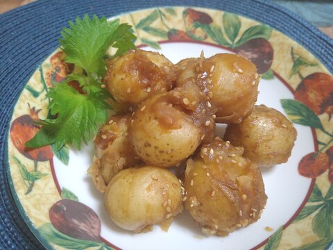 小じゃが芋の甘辛煮